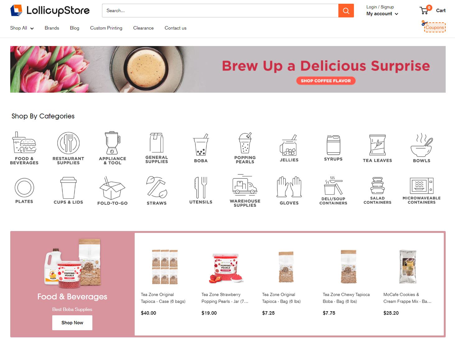 Lollicup Homepage